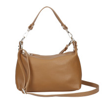 Női bőr kézitáska 170 konyak Made in Italy