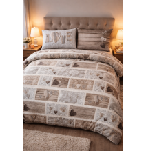 Pamut ágynemű MIG002SH Shabby Love bézs Made In Italy