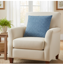 Párnahuzat Intreccio Jacquard Chenille égszínkék