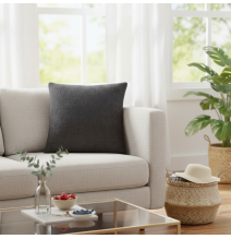 Párnahuzat Intreccio Jacquard Chenille fekete