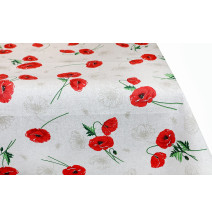 Terítő piros vadmák 90x90 cm Made in Italy
