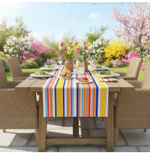 Asztalterítő Színes csíkok