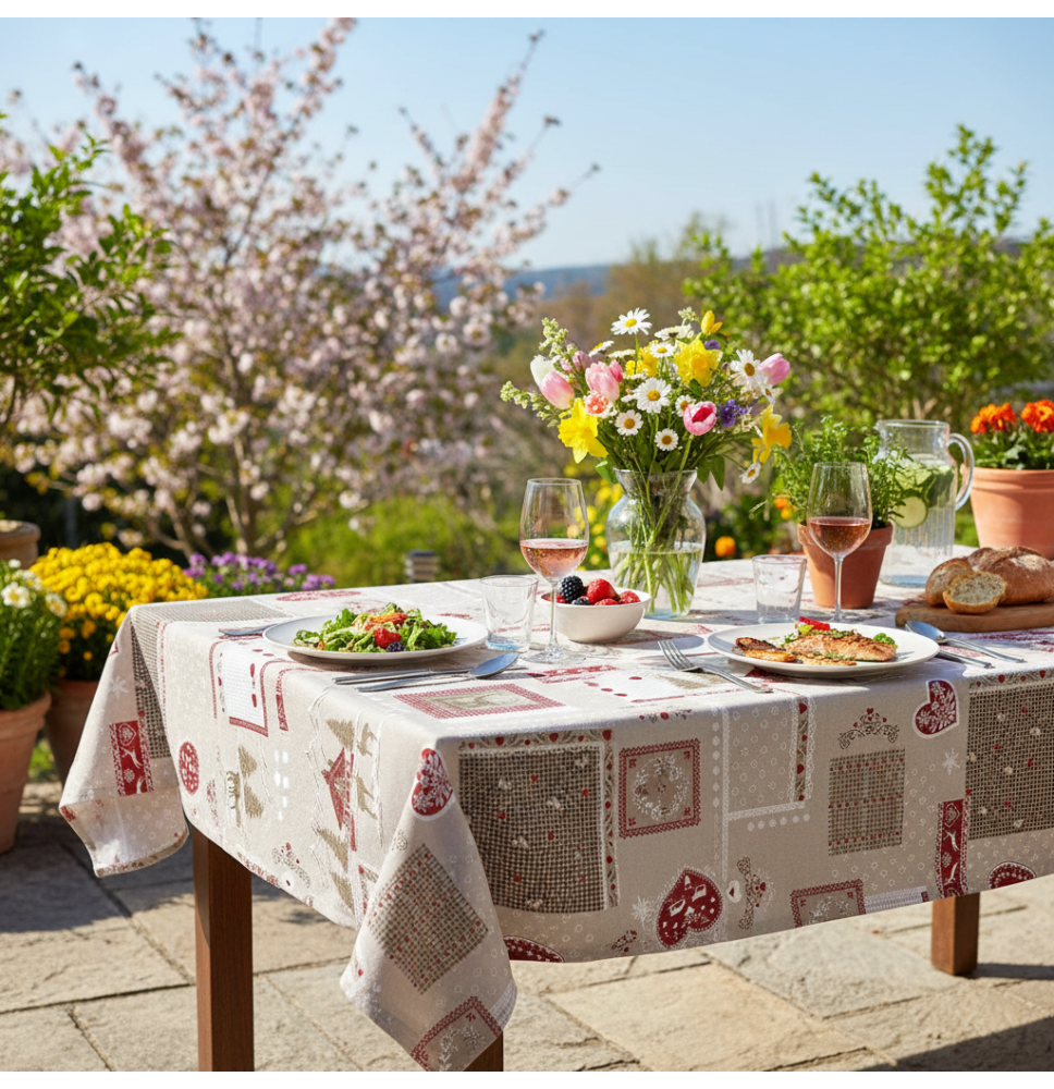 Terítő vidéki táj