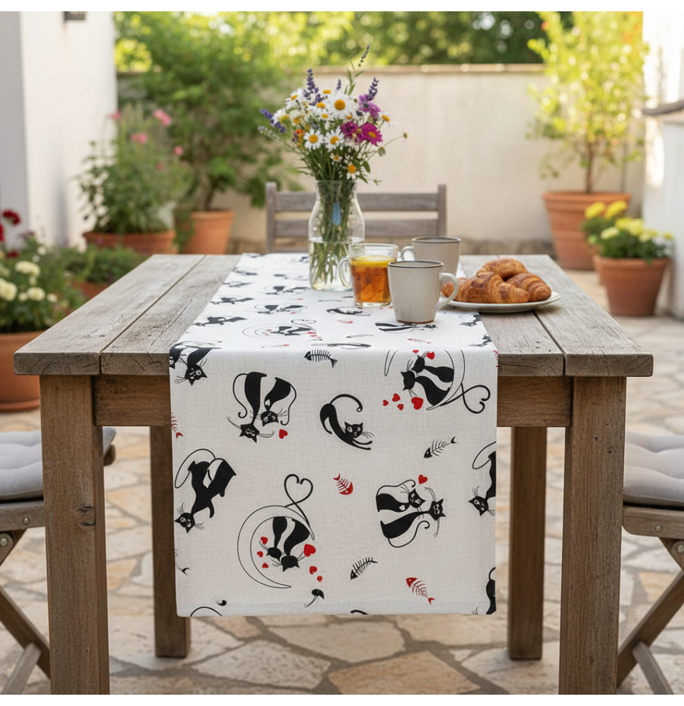 Asztalfutó Black cats