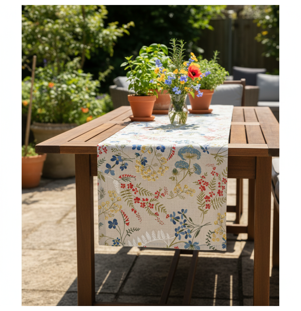 Asztalterítő Réti virágok summer