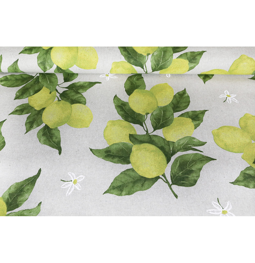 Dekoratív szövet Citromkert