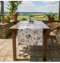 Asztali futó Boldog tehenek