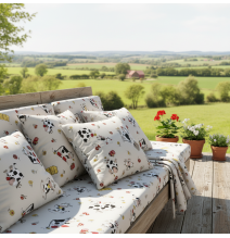 Párnahuzat Boldog tehenek