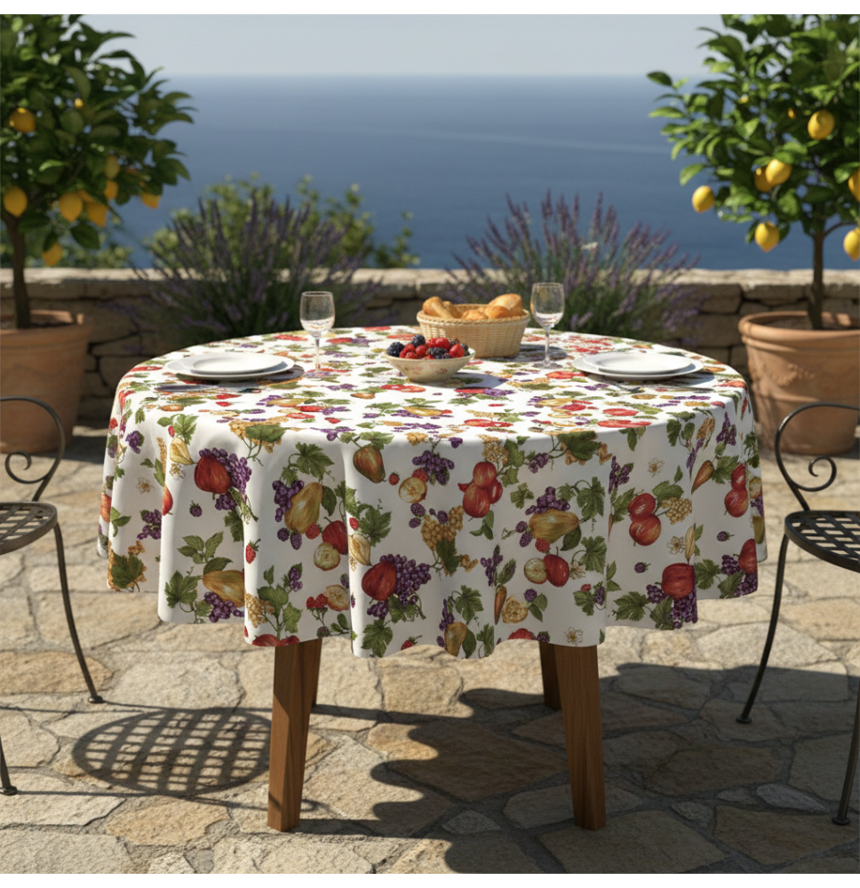 Kerek terítő Gyümölcs