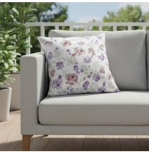 Párnahuzat Lila virágok