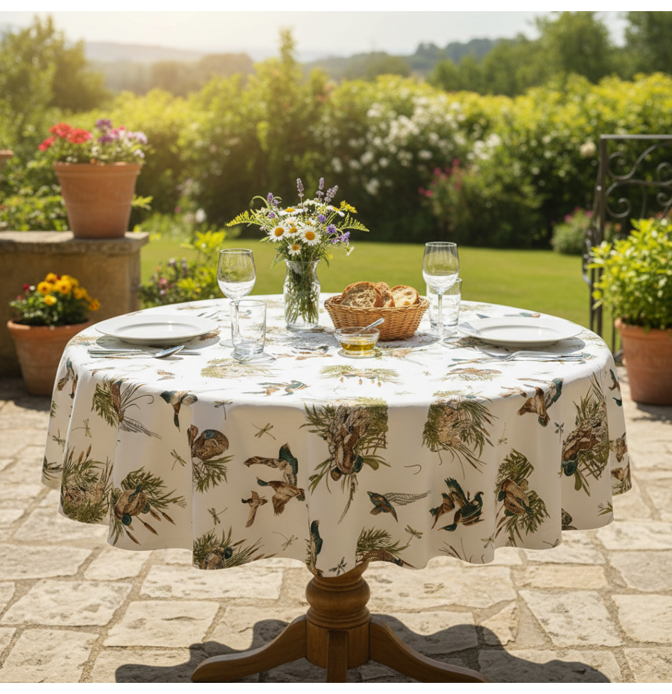 Kerek terítő Kacsa és fácán