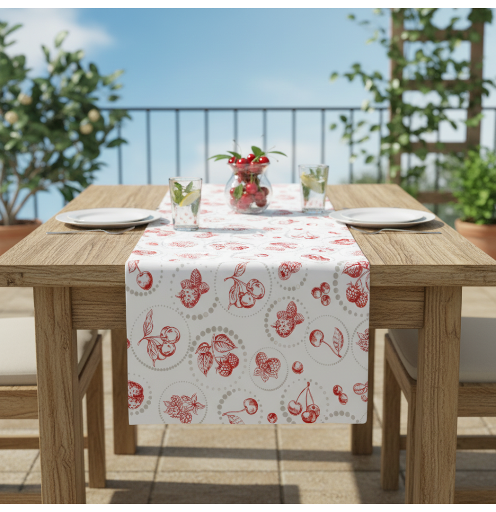 Asztali futó Cherry