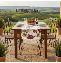 Asztali futó szőlő és füge