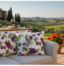 Párnahuzat Szőlő és füge