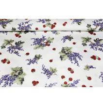 Dekoratív pamutszövet Nyári betakarítás, szélesség 140 cm