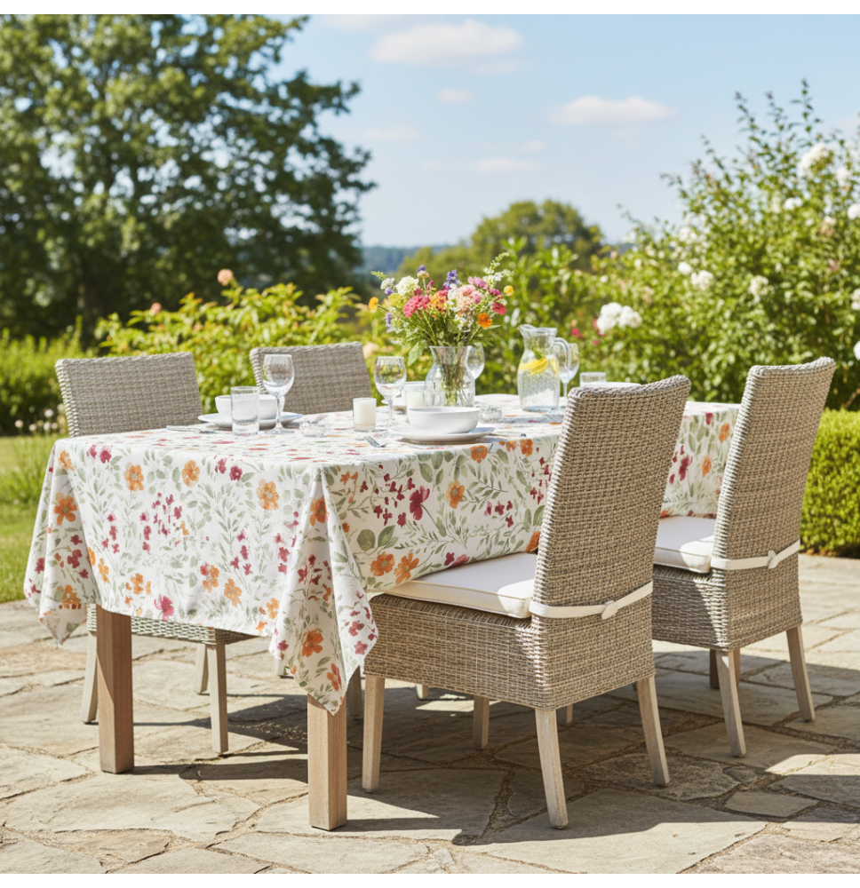 Pamut terítő Akvarell rét