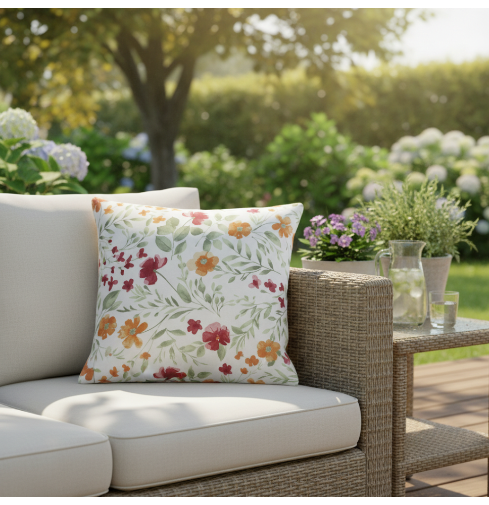 Párnahuzat Akvarell rét