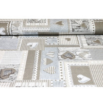 Asztali futó bézs patchwork