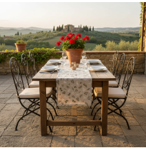 Asztali futó Zöld rét