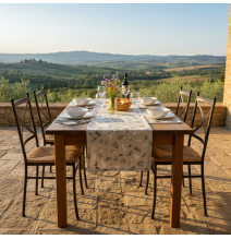 Asztali futó Zöld rét