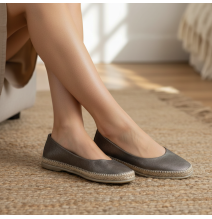 Női bőr mokaszinok 1118 bronz The Flexx