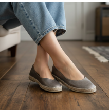 Női bőr mokaszinok 1118 bronz The Flexx