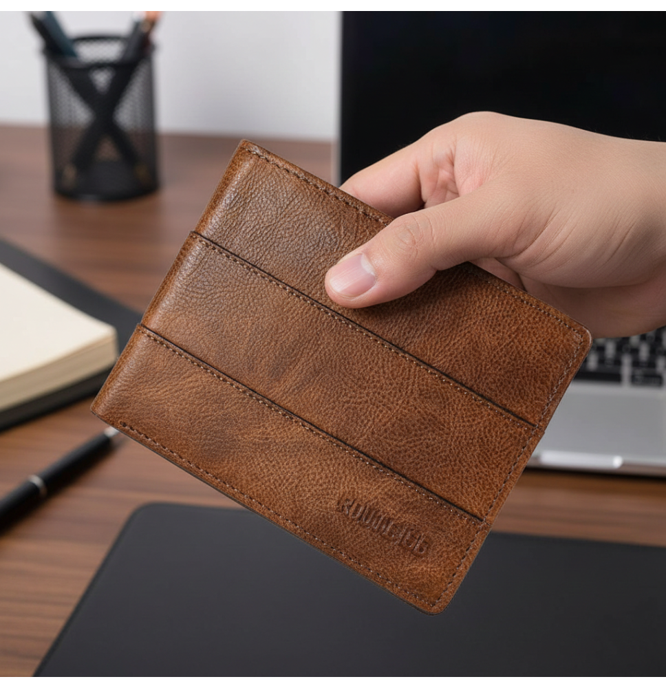 Férfi pénztárca 1034 barna Route 66