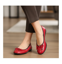 Női balerina 1102 piros THE FLEXX