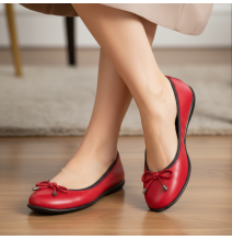 Női balerina 1102 piros THE FLEXX