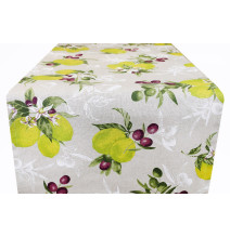 Futófelület az asztalon citrom, olajbogyó MIG303 Made In Italy