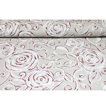 Kerek terítő patchwork piros szívek másolata