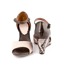 Női szandál ék 892 bézs Freemood