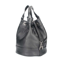 Okrová kožená kabelka 338