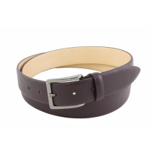 Férfi bőrszíj, 80 barna, Olaszországban gyártva