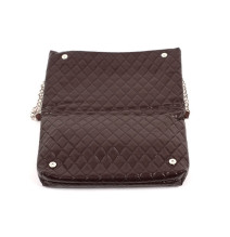 Női kézitáska 717 sötétbarna, Olaszországban gyártva