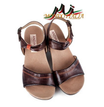 Női bőr szandál 1132 barna Andiamo