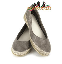 Női bőr mokaszinok 1118 bronz The Flexx