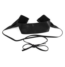 Női bőr öv, csipke, 839 fekete