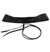 Női bőr öv, csipke, 839 fekete