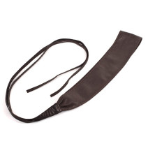 Női bőr fűzős öv 839 sötétbarna