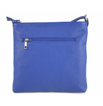 Bőr válltáska 147 ég kék Készült Olaszországban