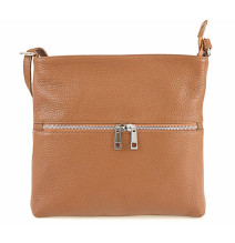 Bőr válltáska 147 konyak Készült Olaszországban