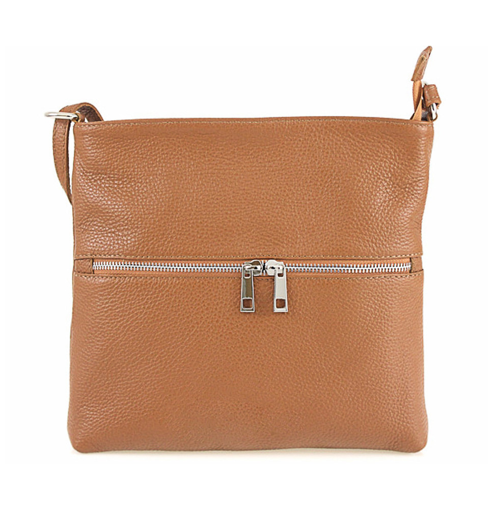 Bőr válltáska 147 konyak Készült Olaszországban