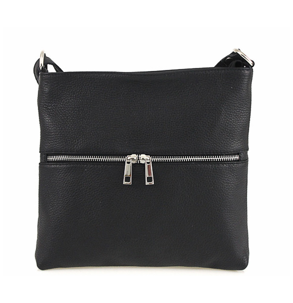 Bőr válltáska 147 fekete Készült Olaszországban